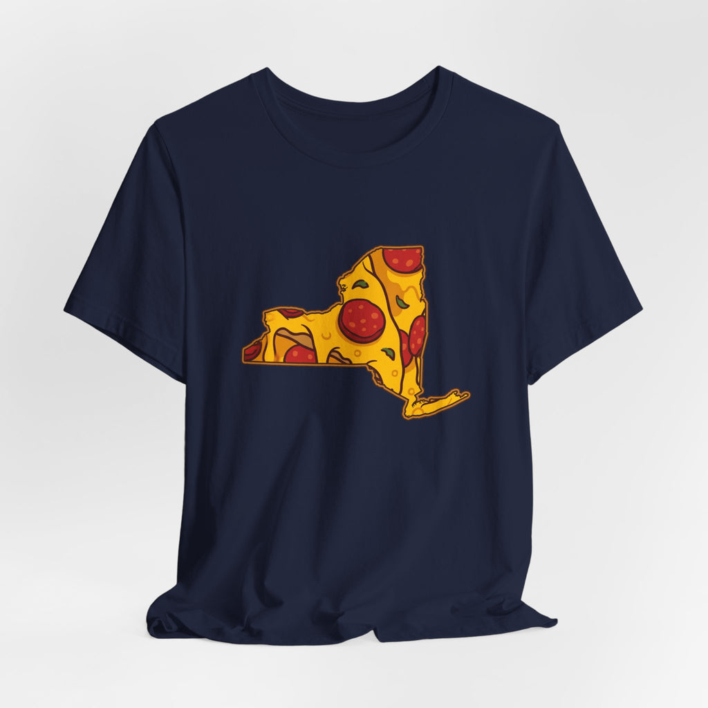 New York Pizza Map T-Shirt
