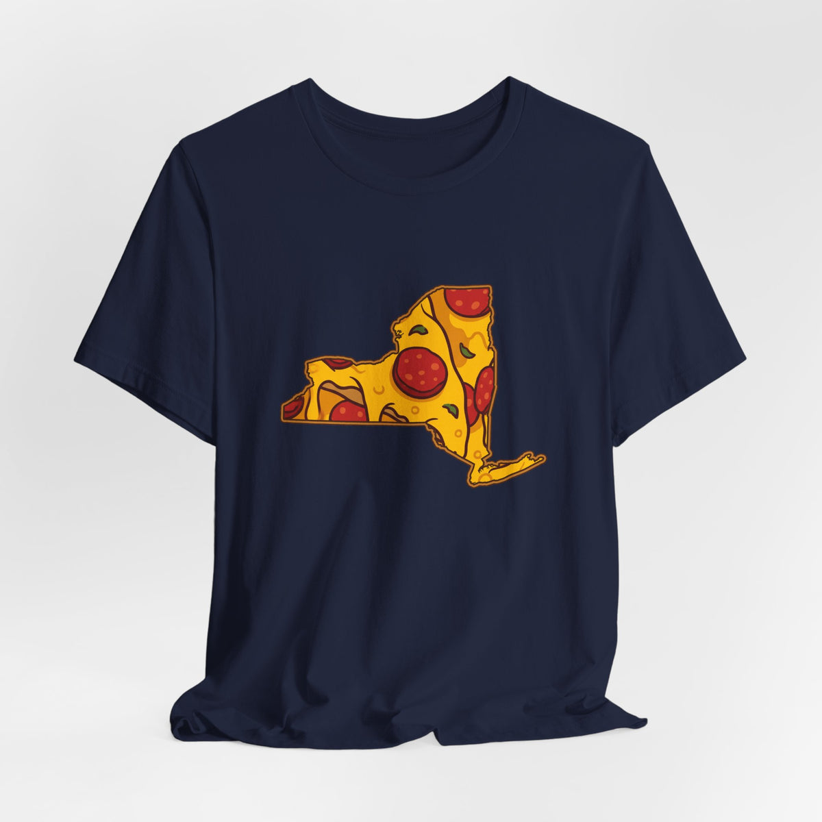 New York Pizza Map T-Shirt