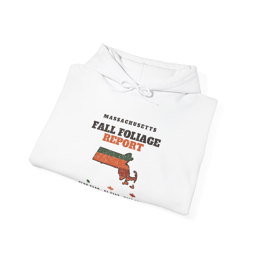 Massachusetts Fall Foliage Report Map Hoodie