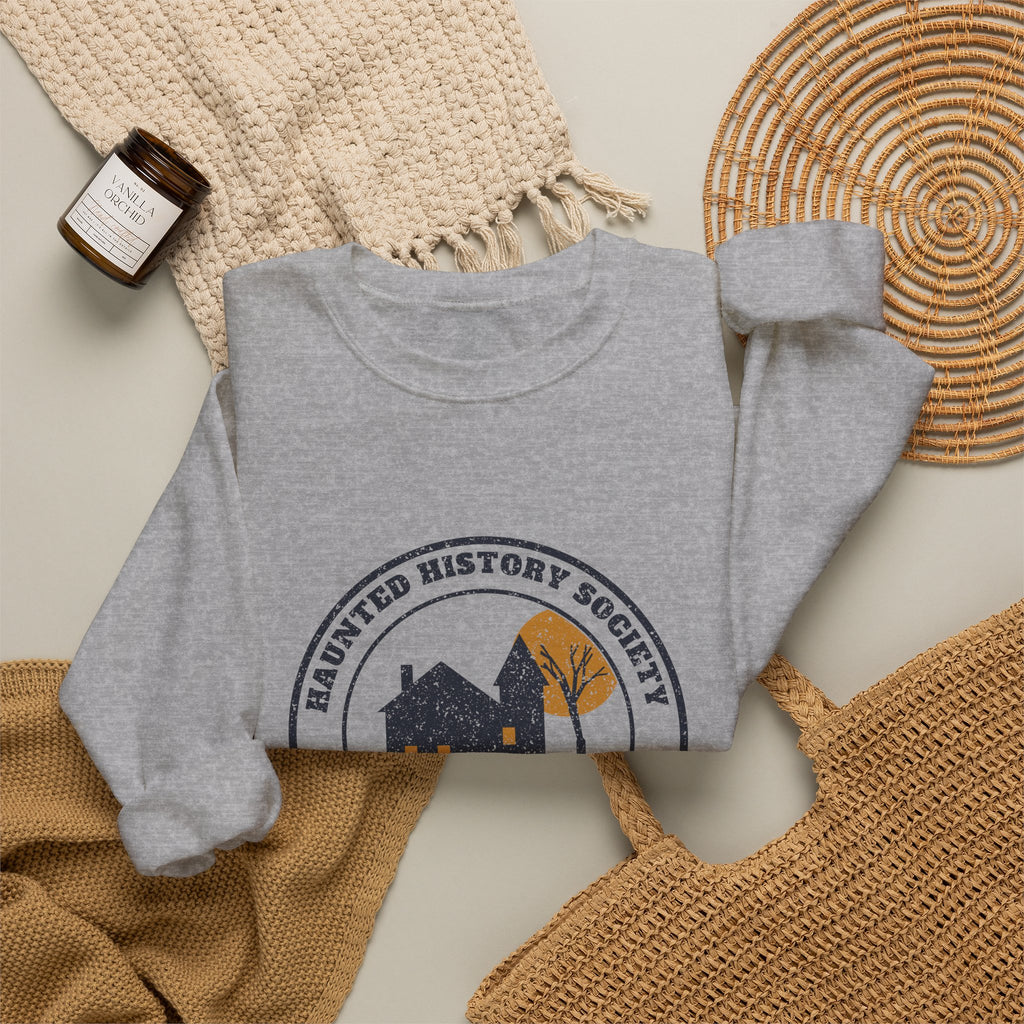 North Conway New Hampshire Haunted History Society Seal Crewneck Sweatshirt