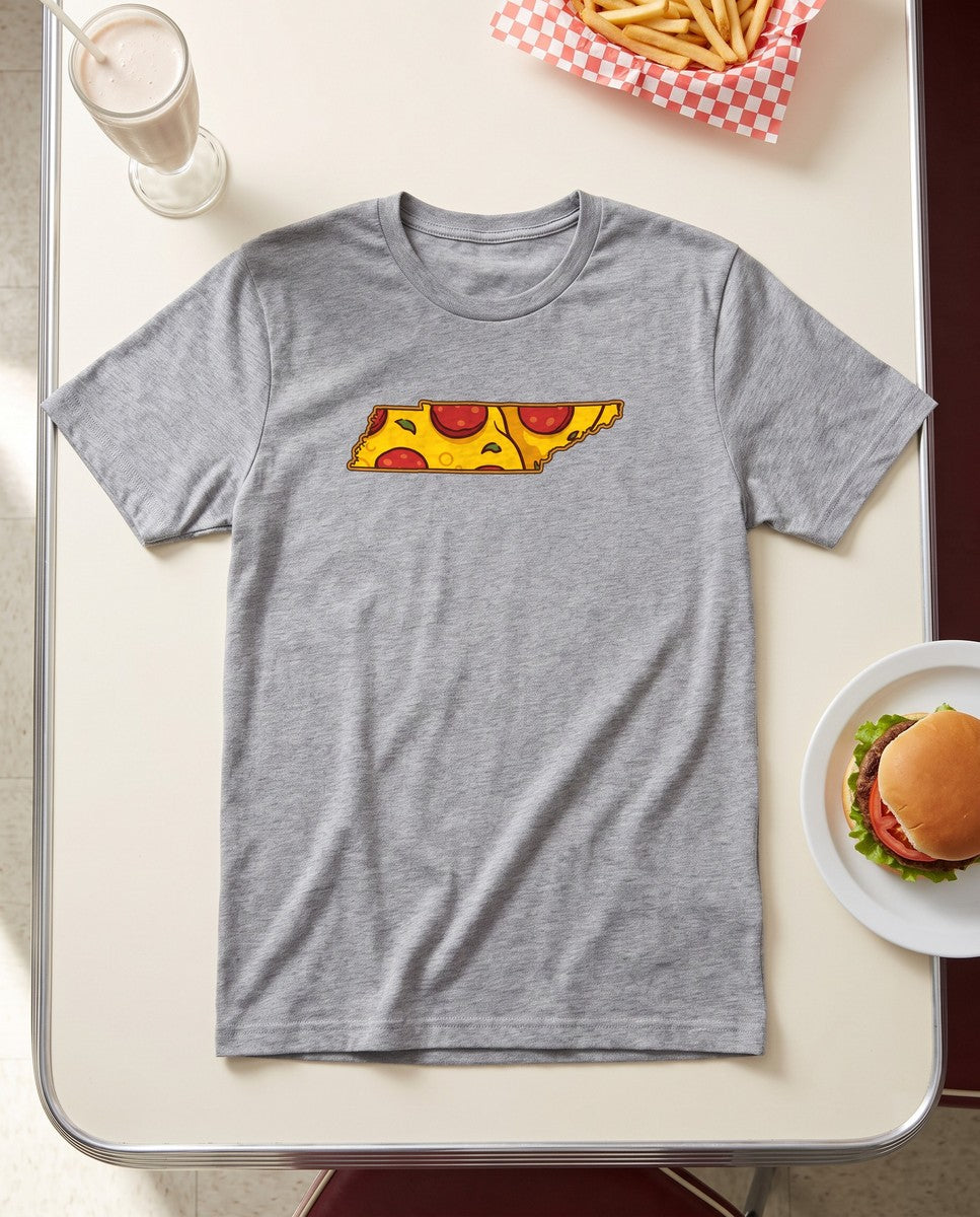 Tennessee Pizza Map T-Shirt (photo)