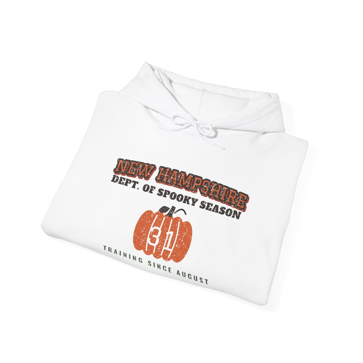 New Hampshire Dept. of Spooky Season Varsity Hoodie