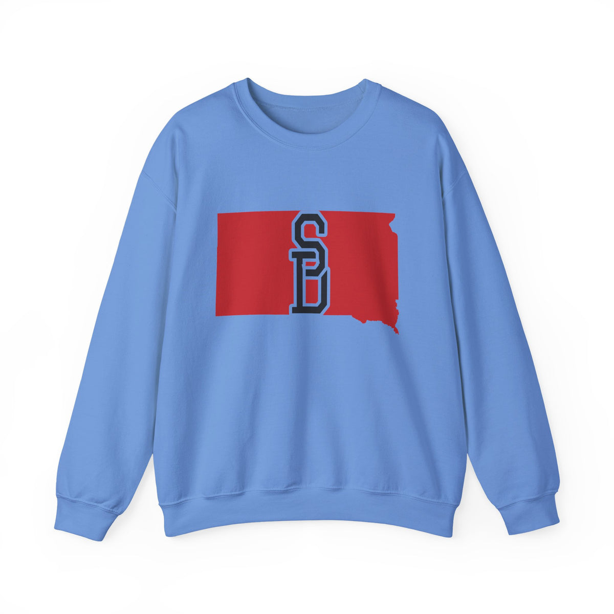 South Dakota Varsity Monogram Map Crewneck Sweatshirt