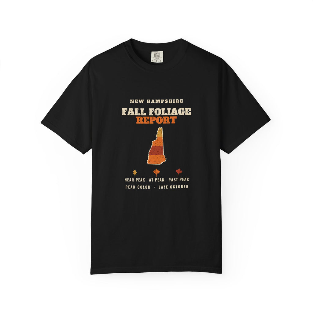 New Hampshire Fall Foliage Report Map T-Shirt
