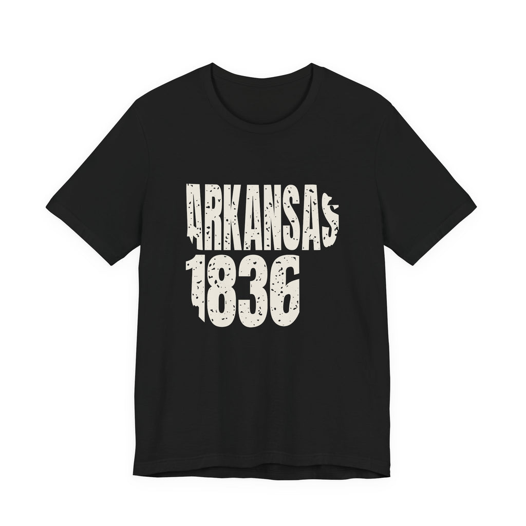 Arkansas Vintage Letters Map T-Shirt