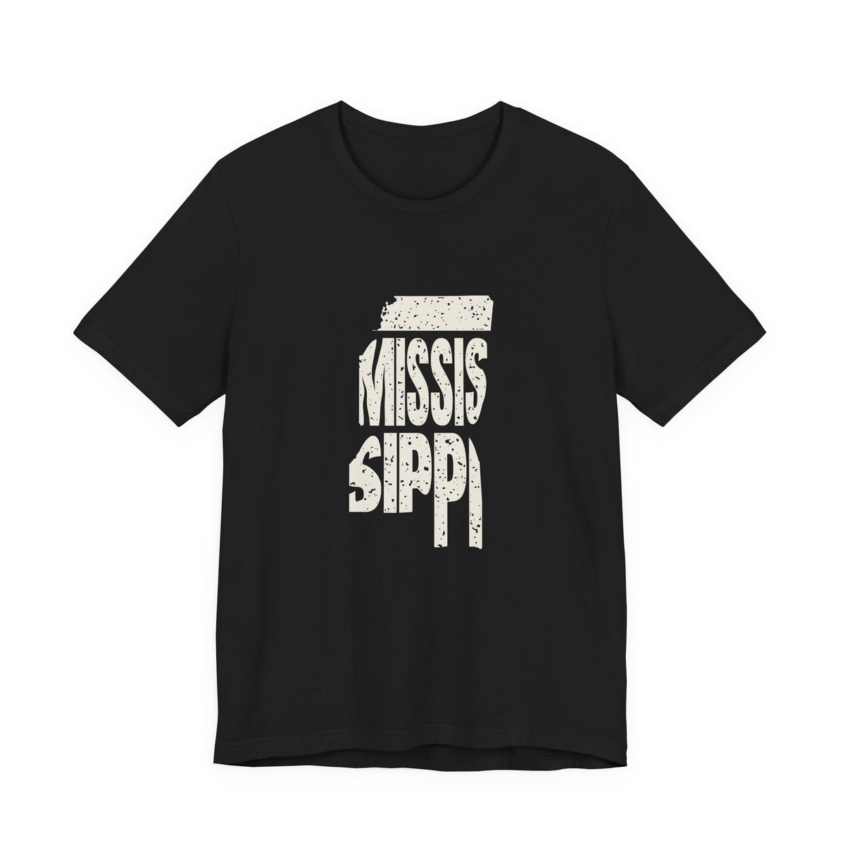 Mississippi Vintage Letters Map T-Shirt