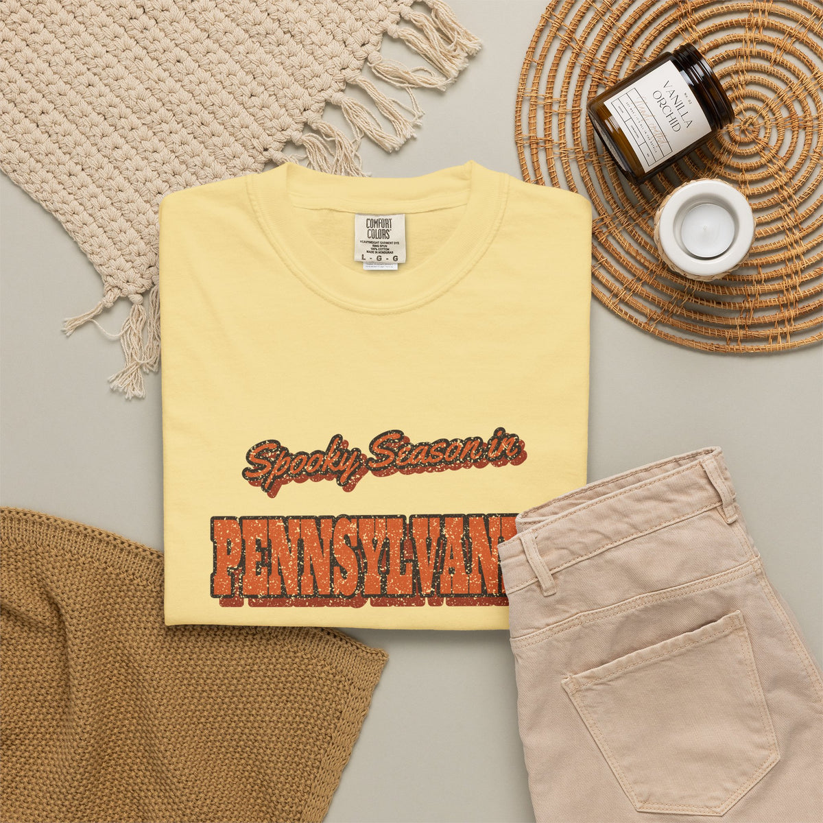 Spooky Season in Pennsylvania Vintage Postcard T-Shirt