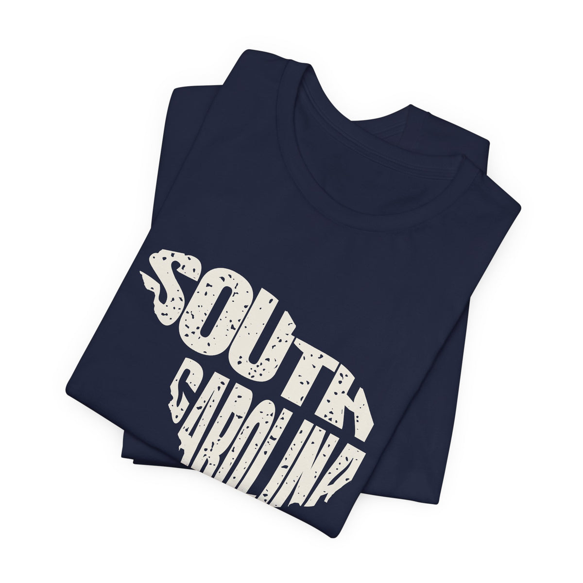 South Carolina Vintage Letters Map T-Shirt