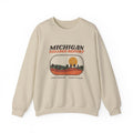 Michigan Foliage Report Retro Landscape Crewneck Sweatshirt