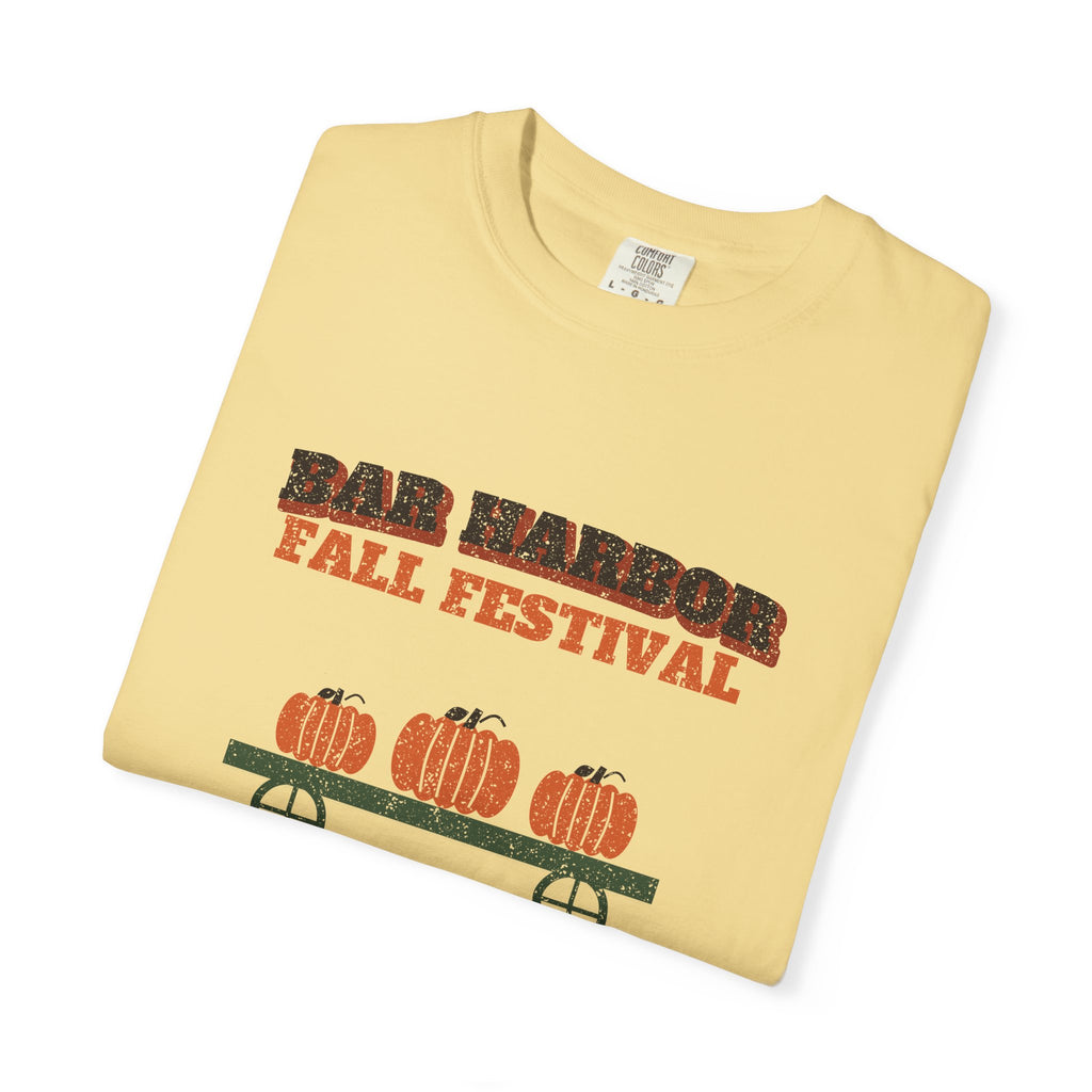 Bar Harbor Maine Fall Festival Hay Wagon T-Shirt