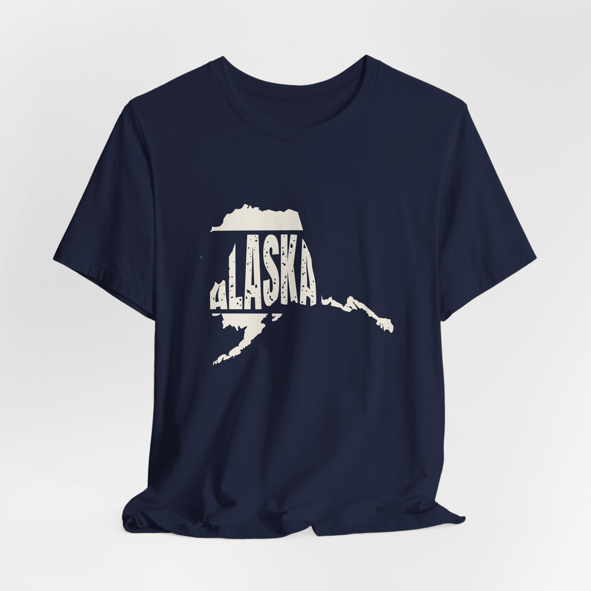 Alaska Vintage Letters Map T-Shirt
