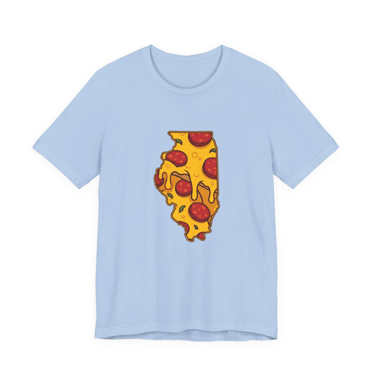 Illinois Pizza Map T-Shirt