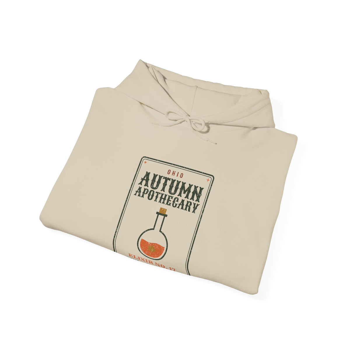 Ohio Autumn Apothecary Label Hoodie