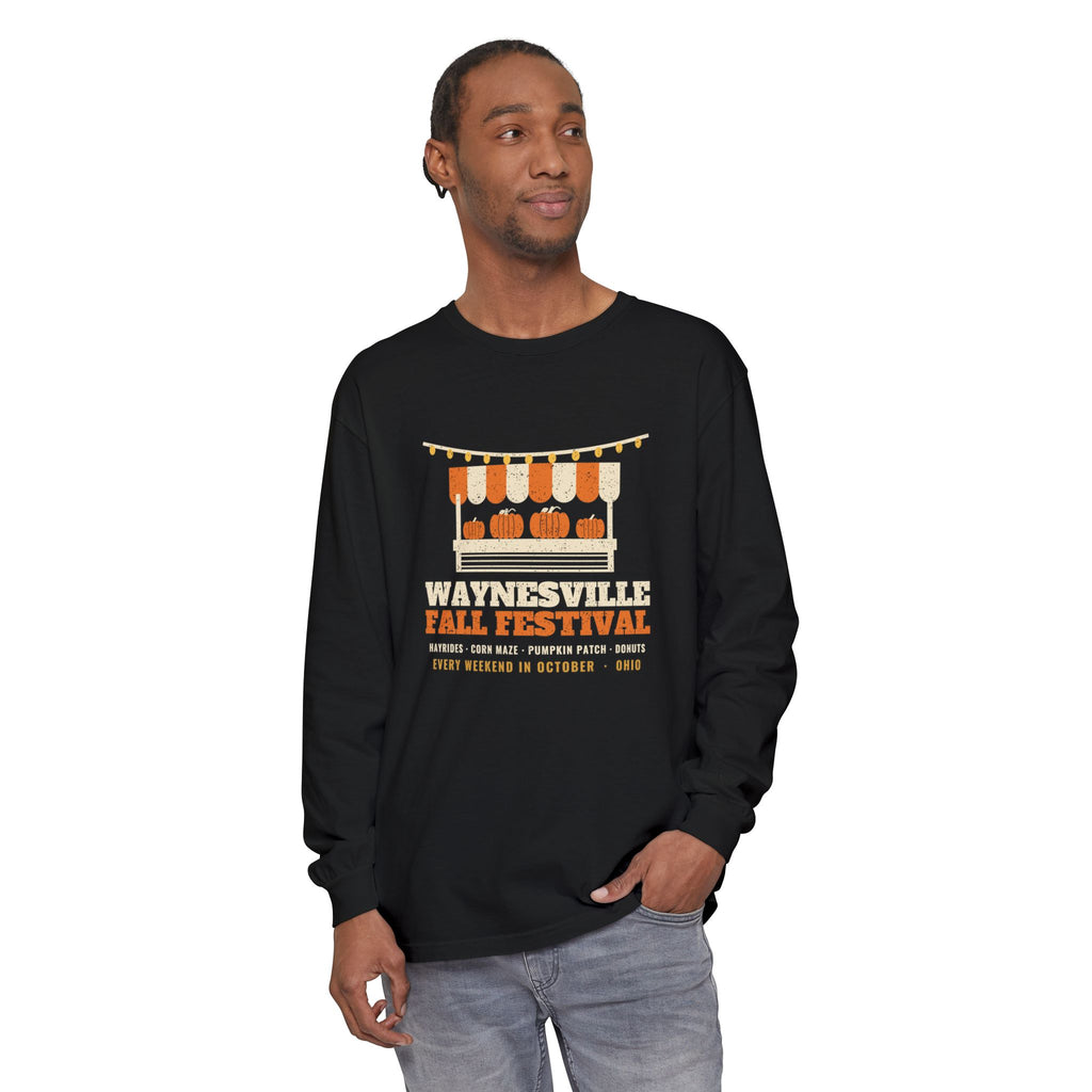Waynesville Ohio Fall Festival Farm Stand Long Sleeve Tee