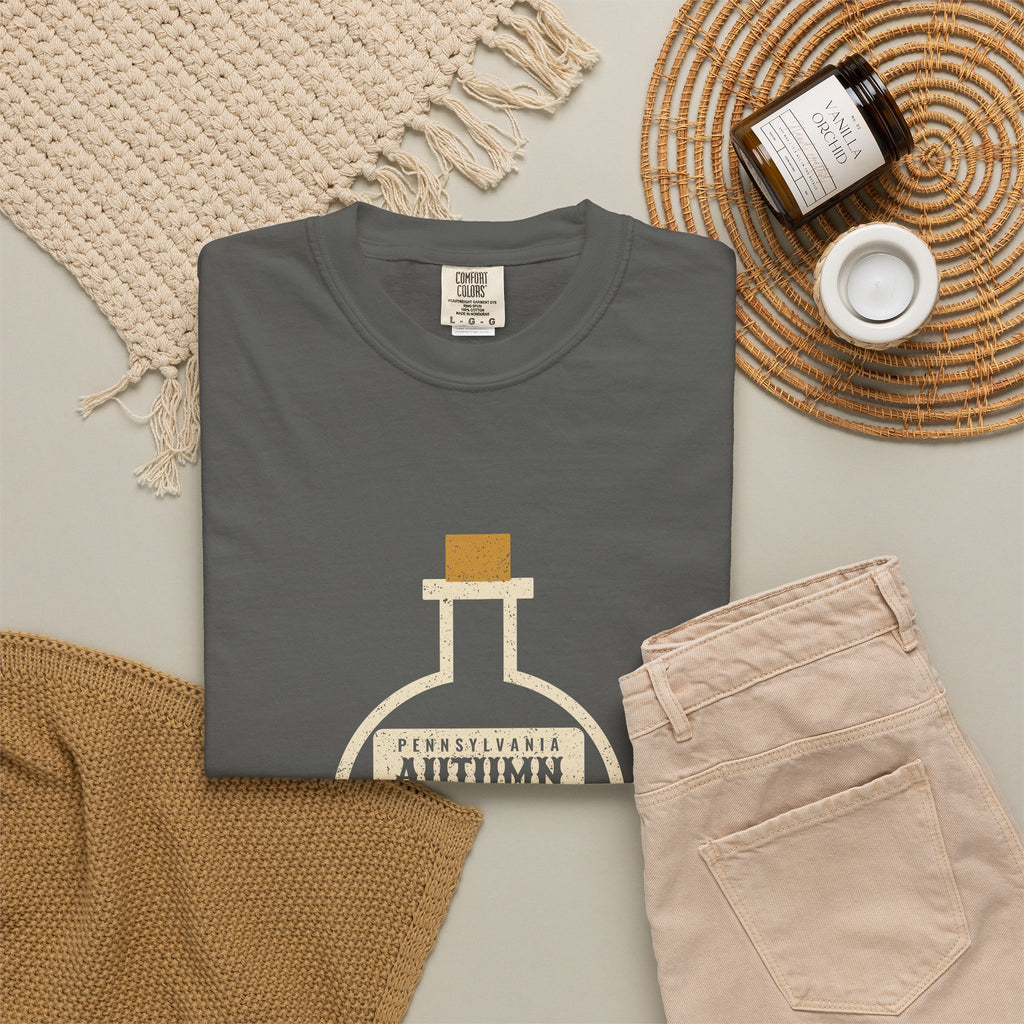 Pennsylvania Autumn Apothecary Flask T-Shirt