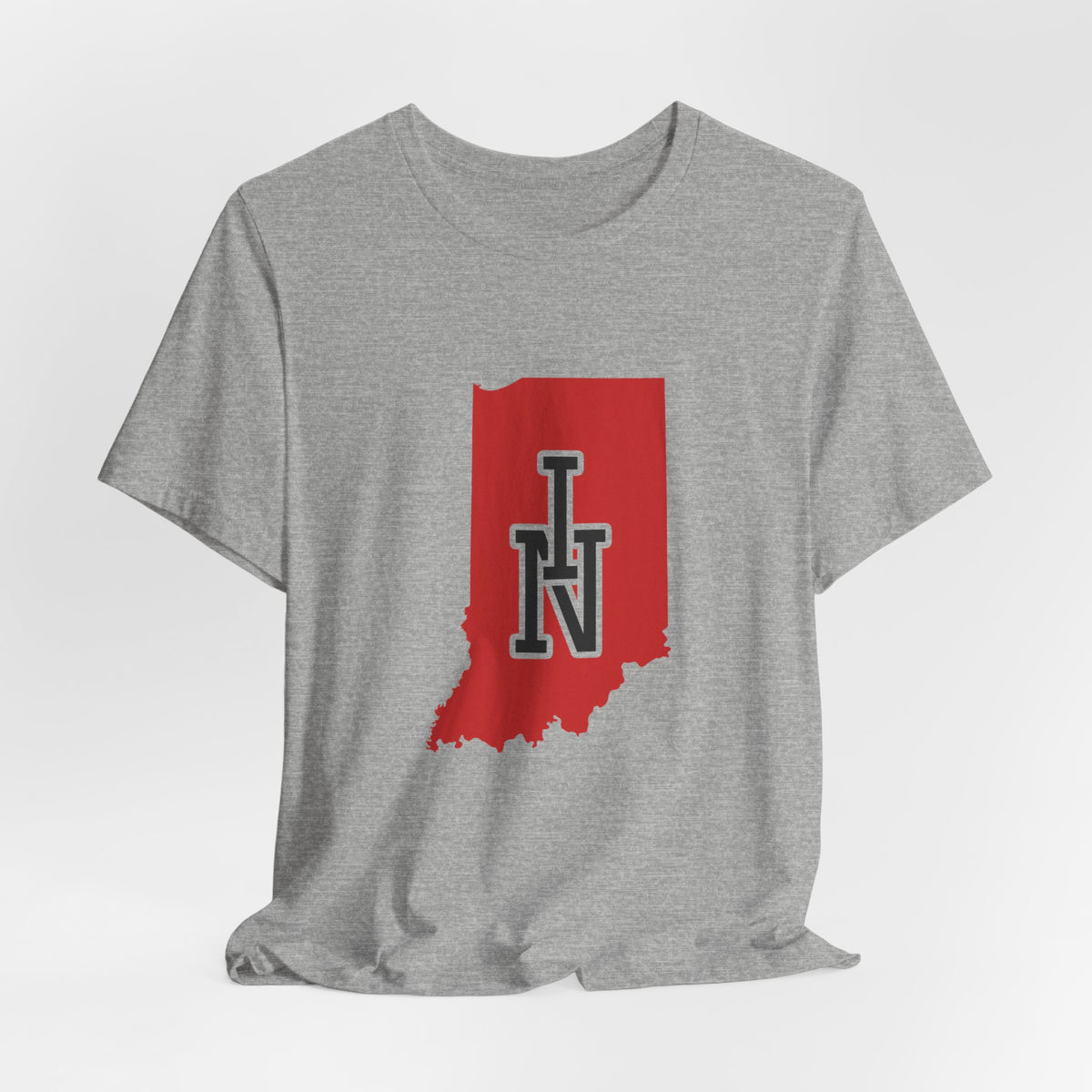 Indiana Varsity Monogram Map T-Shirt