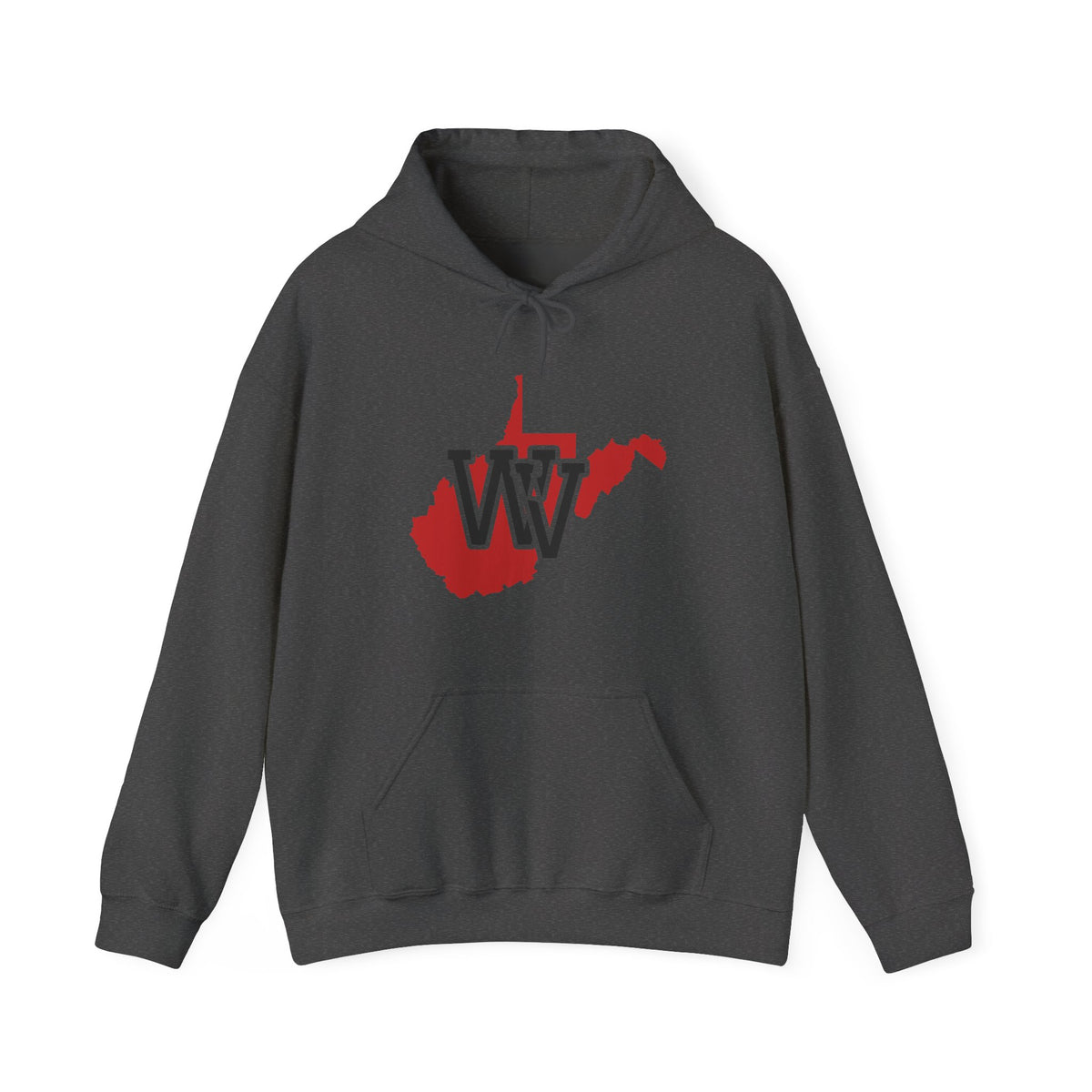 West Virginia Varsity Monogram Map Hoodie