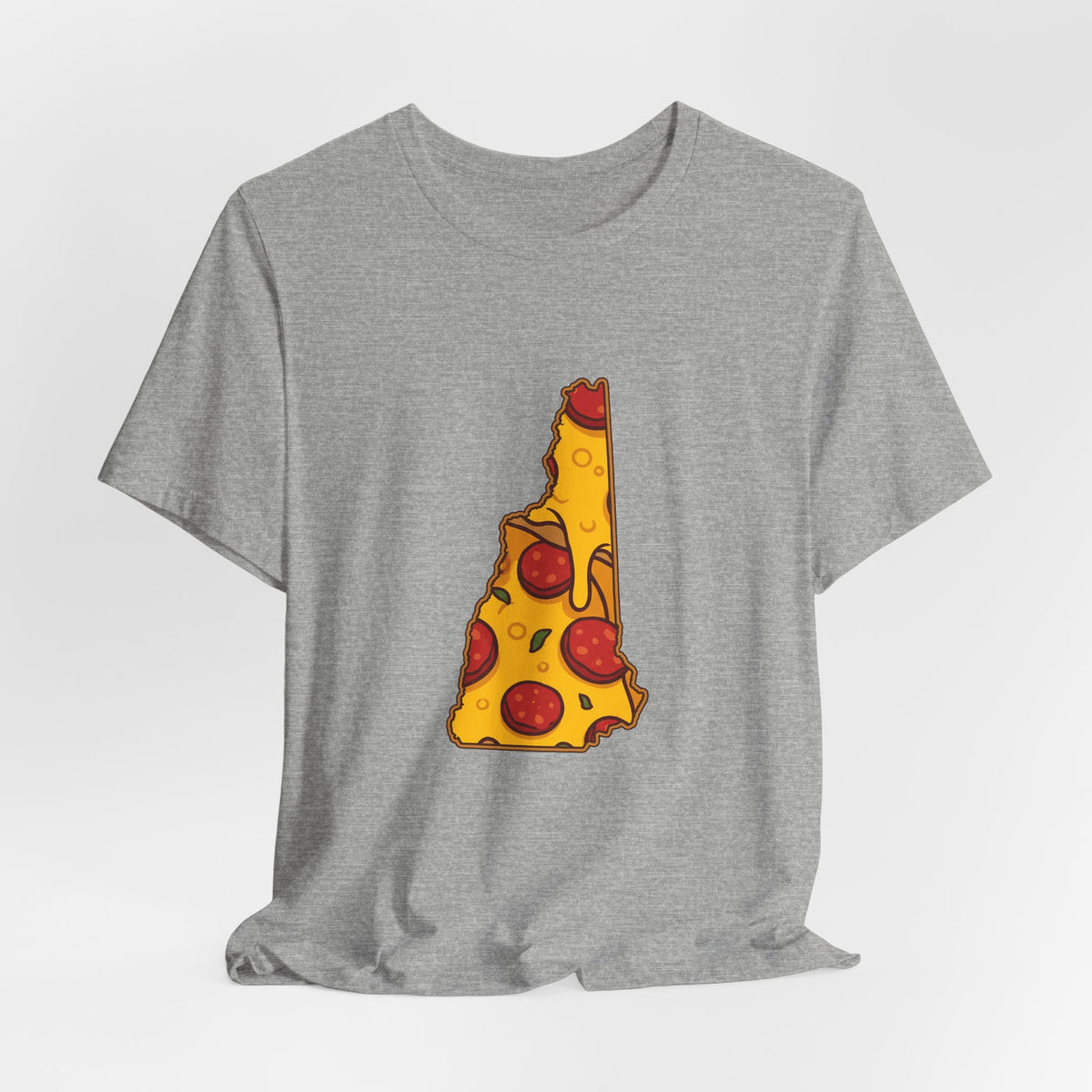 New Hampshire Pizza Map T-Shirt