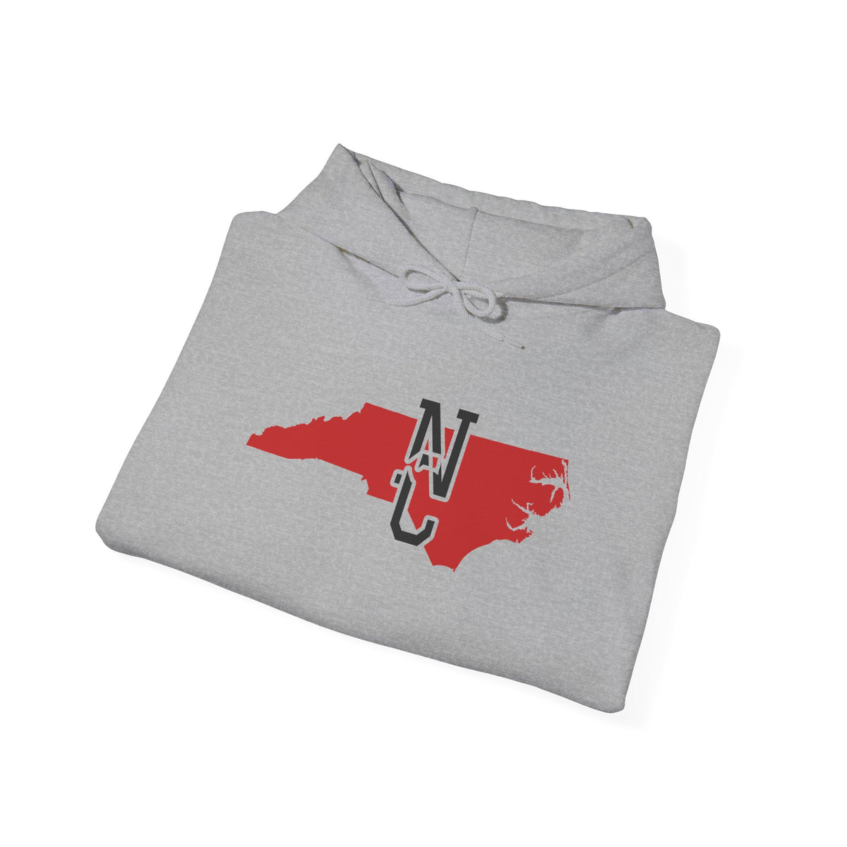 North Carolina Varsity Monogram Map Hoodie