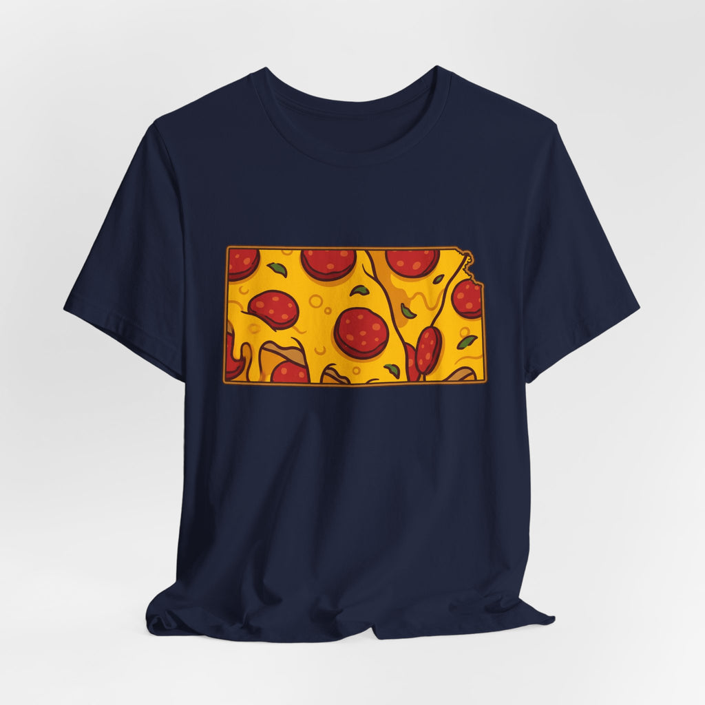 Kansas Pizza Map T-Shirt