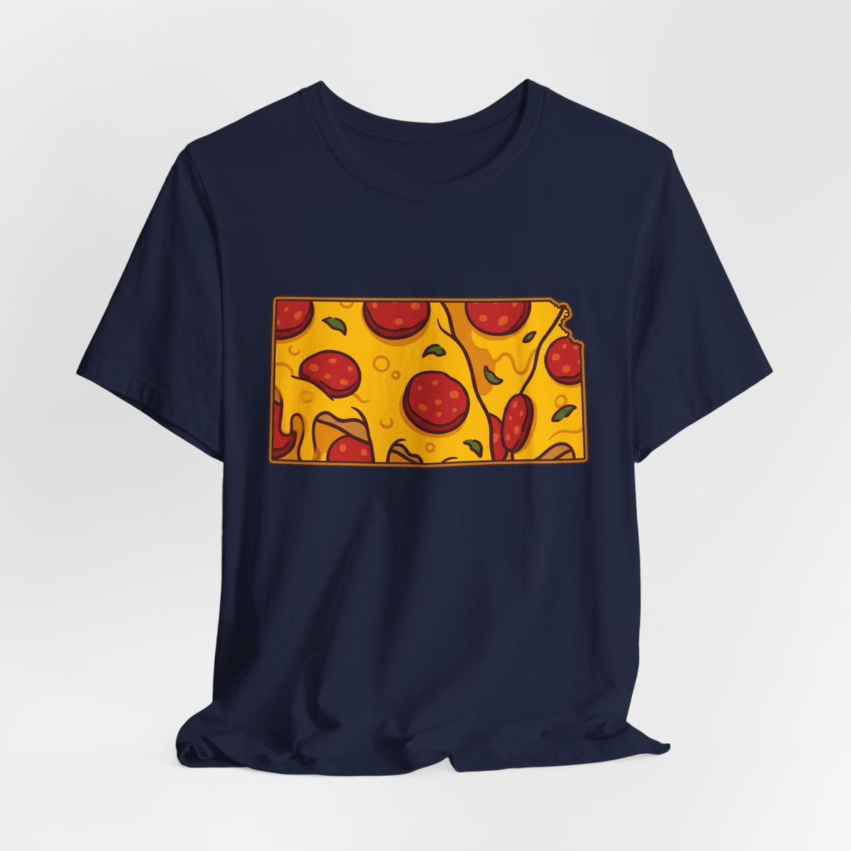 Kansas Pizza Map T-Shirt