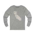 California Vintage Letters Map Long Sleeve Tee