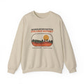 Massachusetts Foliage Report Retro Landscape Crewneck Sweatshirt