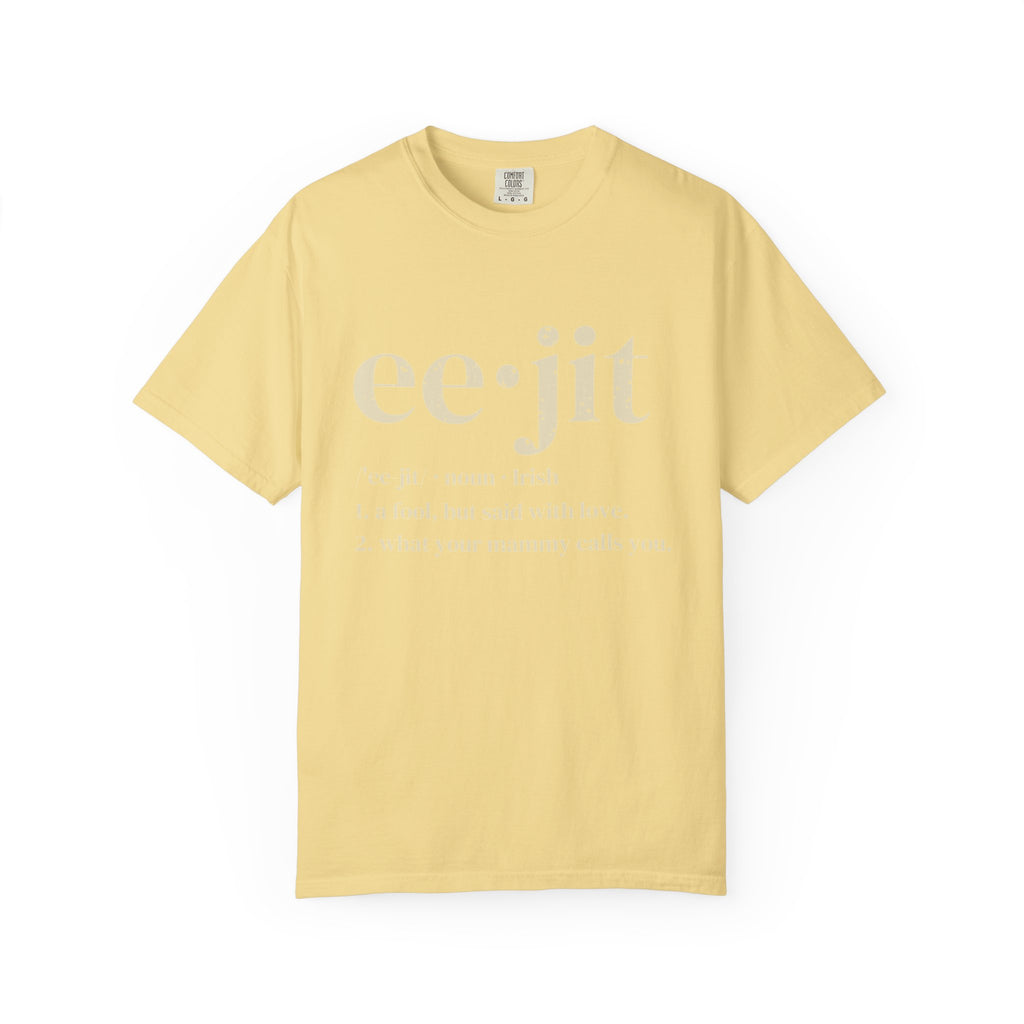 Eejit Irish Slang Dictionary Definition T-Shirt
