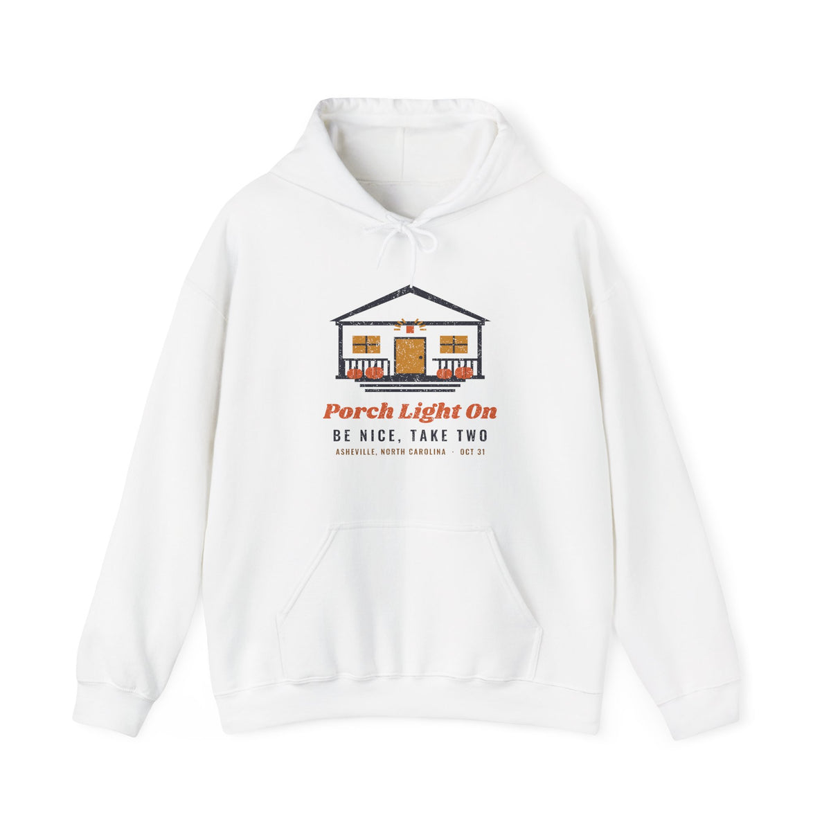Porch Light On Asheville North Carolina Trick or Treat Hoodie