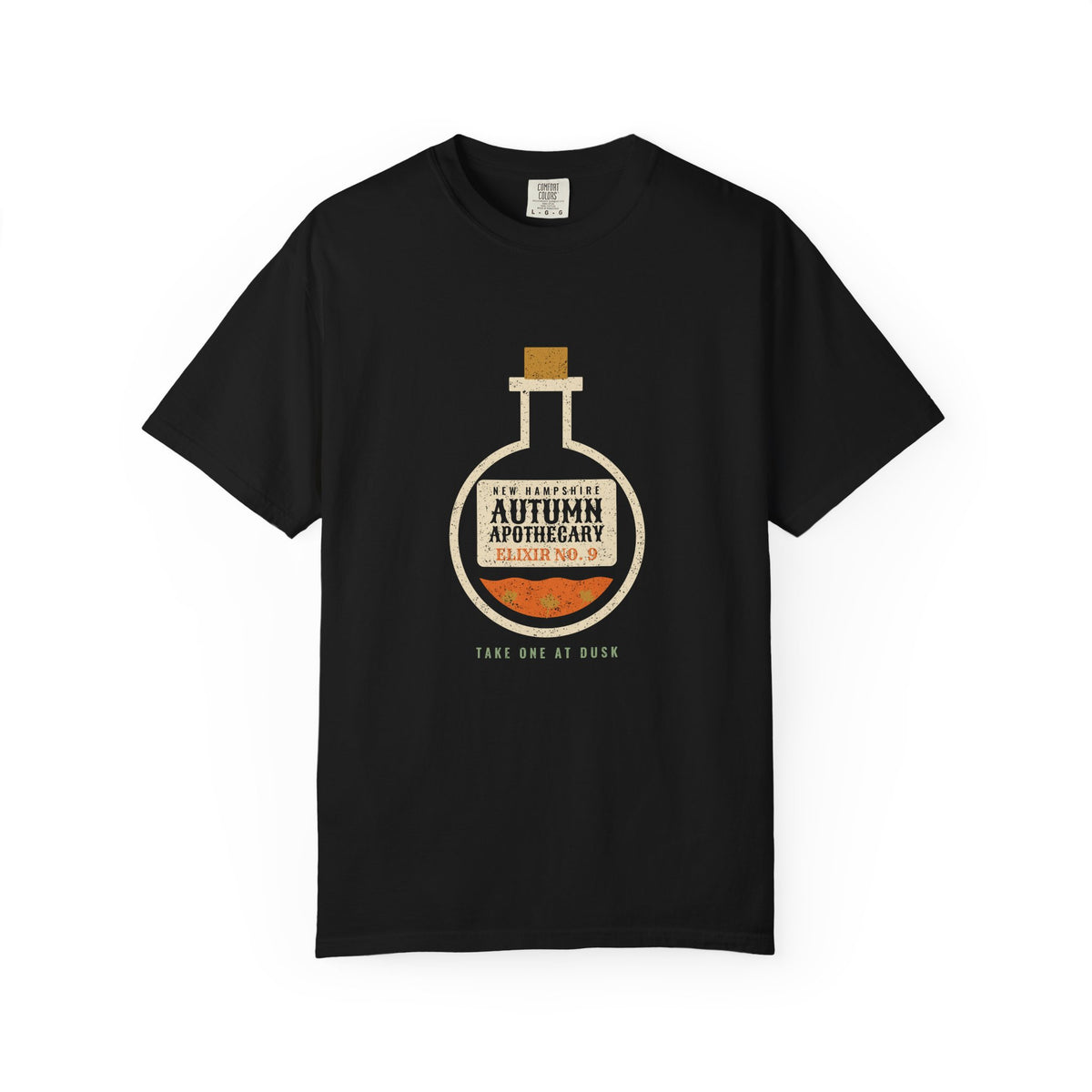 New Hampshire Autumn Apothecary Flask T-Shirt