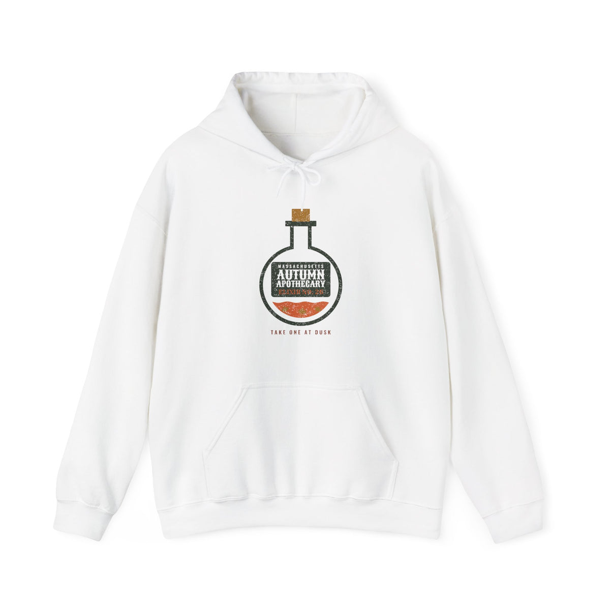 Massachusetts Autumn Apothecary Flask Hoodie