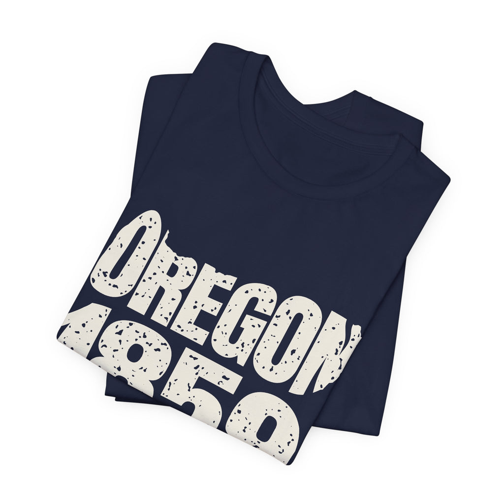 Oregon Vintage Letters Map T-Shirt