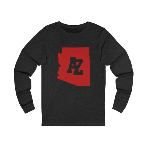 Arizona Varsity Monogram Map Long Sleeve Tee