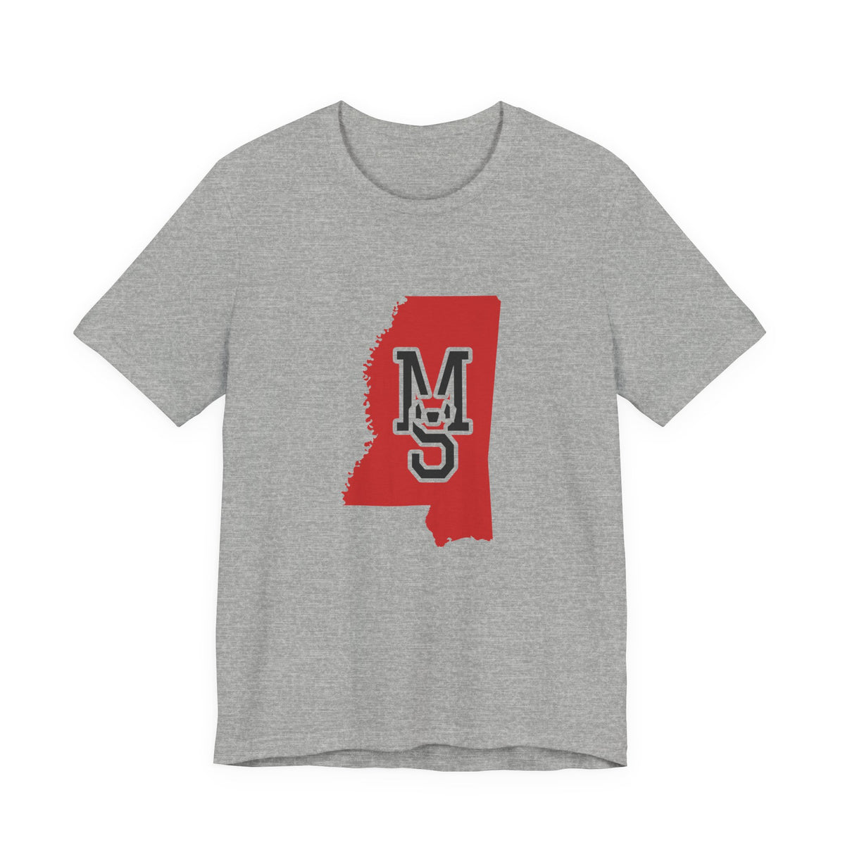 Mississippi Varsity Monogram Map T-Shirt