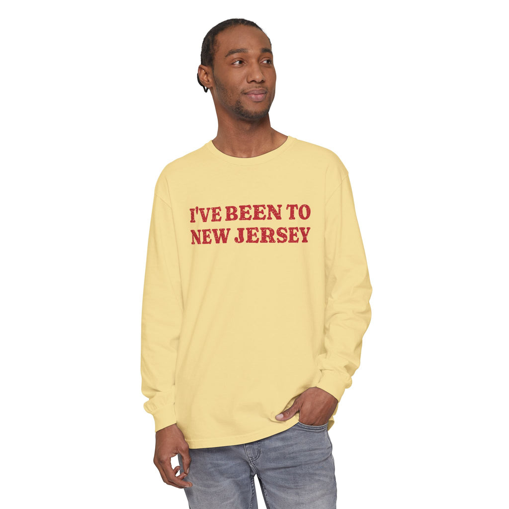 I've Been to New Jersey Vintage Travel Souvenir Long Sleeve Tee