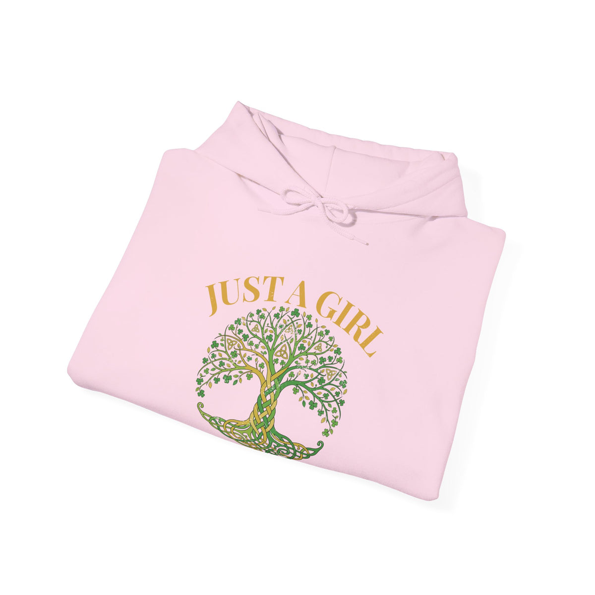 Just a Girl With Irish Roots Tree of Life Hoodie