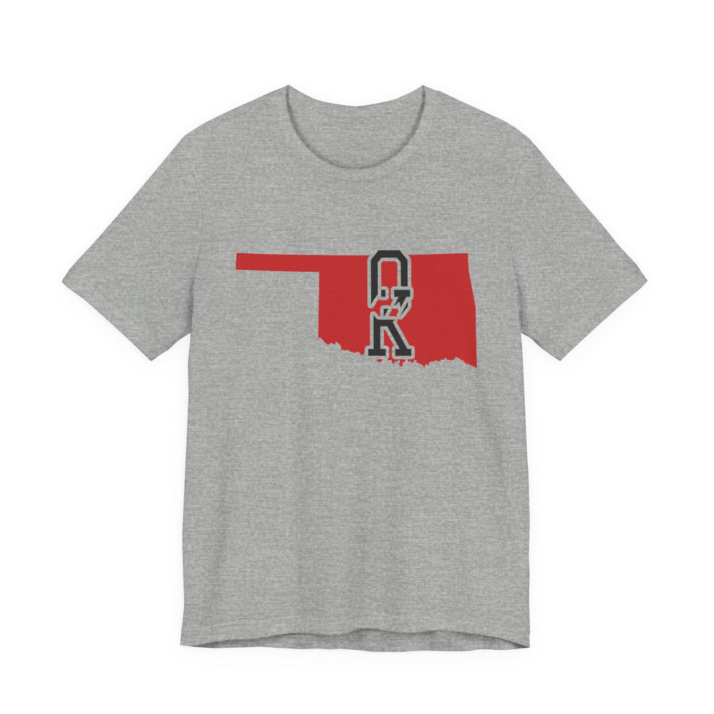 Oklahoma Varsity Monogram Map T-Shirt