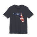 Florida American Flag Map T-Shirt