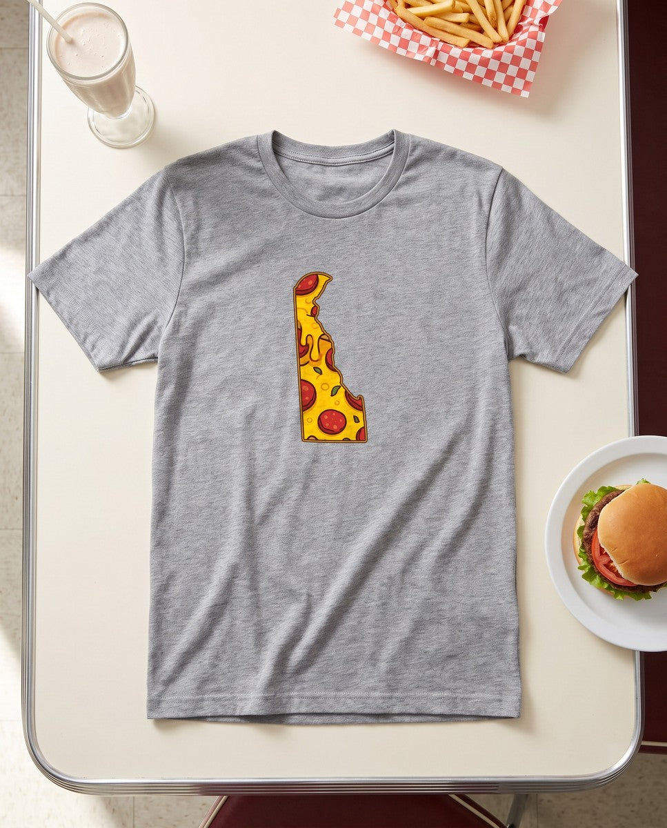 Delaware Pizza Map T-Shirt (photo)
