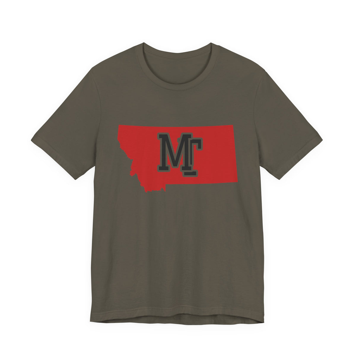 Montana Varsity Monogram Map T-Shirt