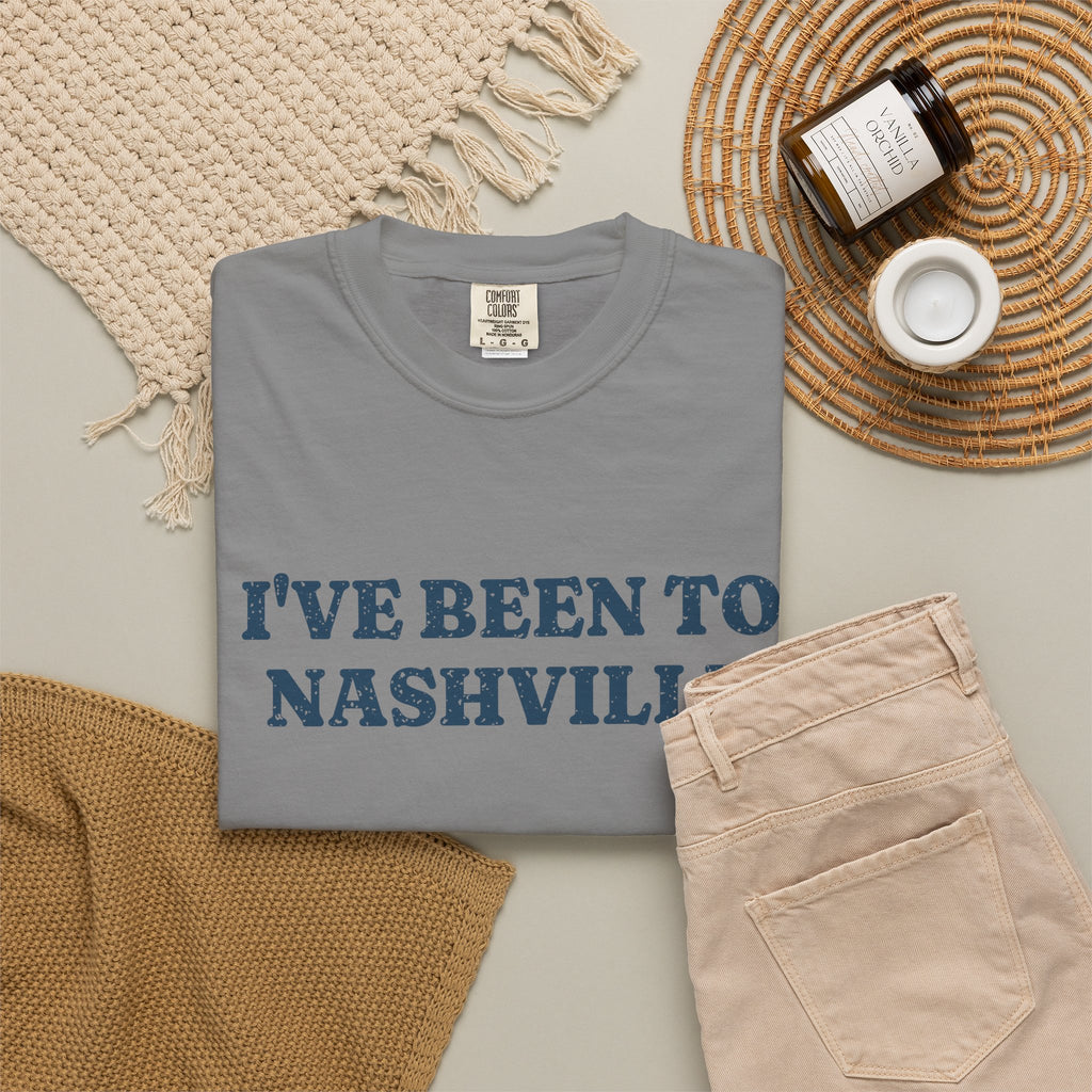 I've Been to Nashville Vintage Travel Souvenir T-Shirt