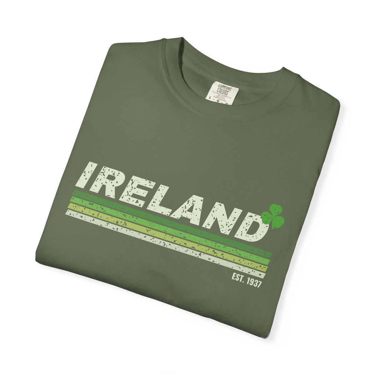 Ireland Est 1937 Retro Stripes T-Shirt