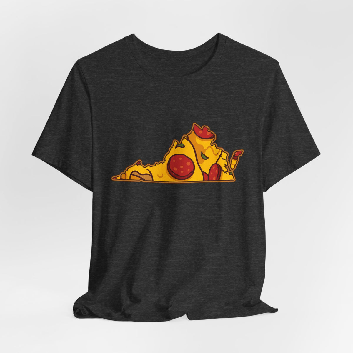 Virginia Pizza Map T-Shirt