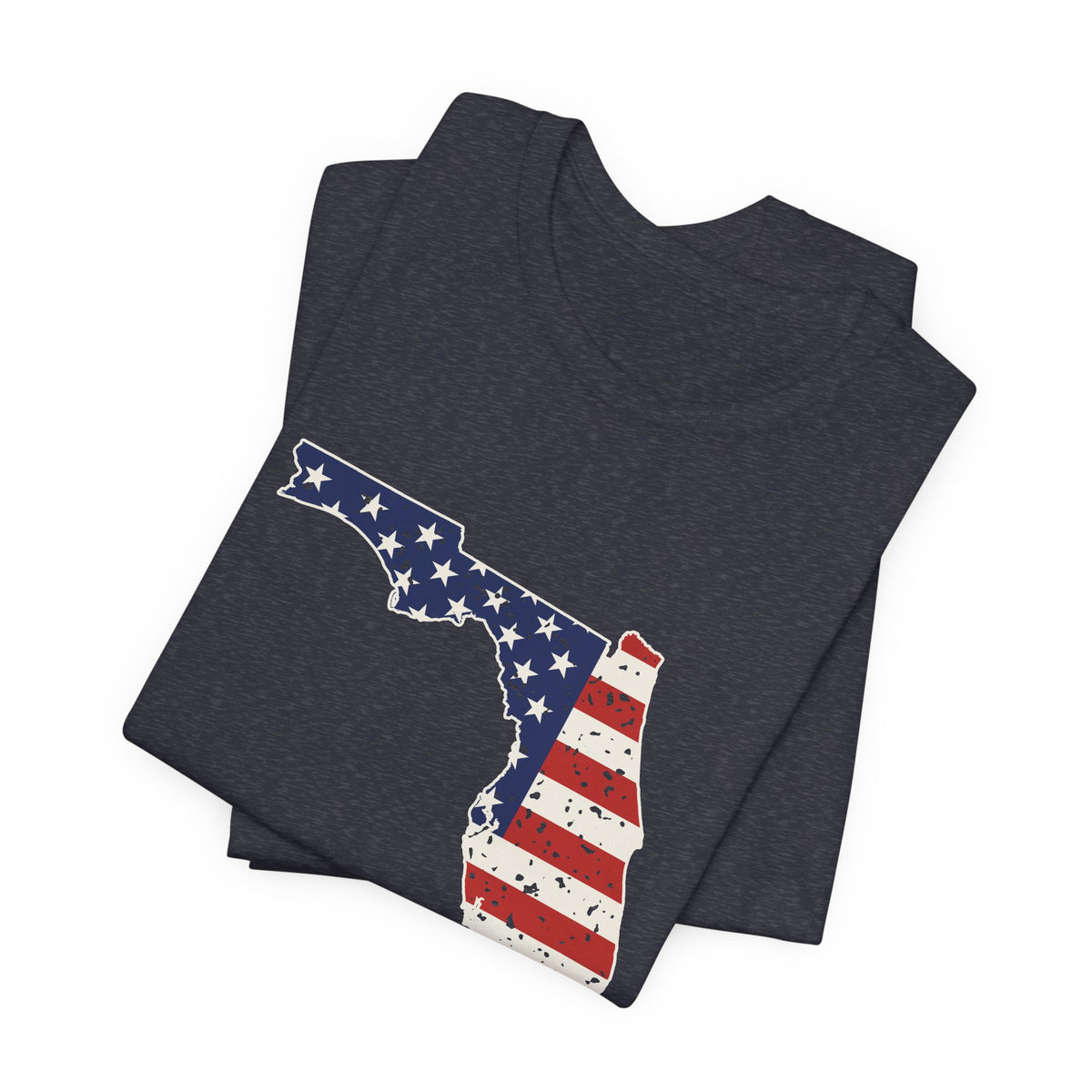 Florida American Flag Map T-Shirt