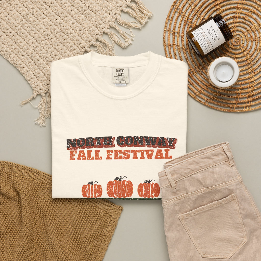 North Conway New Hampshire Fall Festival Hay Wagon T-Shirt