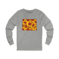 Wyoming Pizza Map Long Sleeve Tee