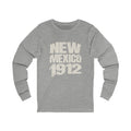 New Mexico Vintage Letters Map Long Sleeve Tee