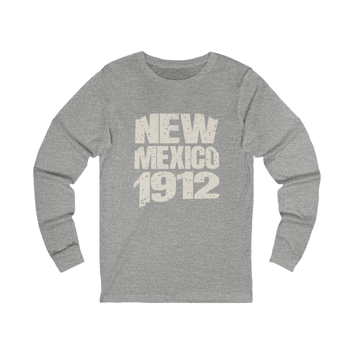 New Mexico Vintage Letters Map Long Sleeve Tee