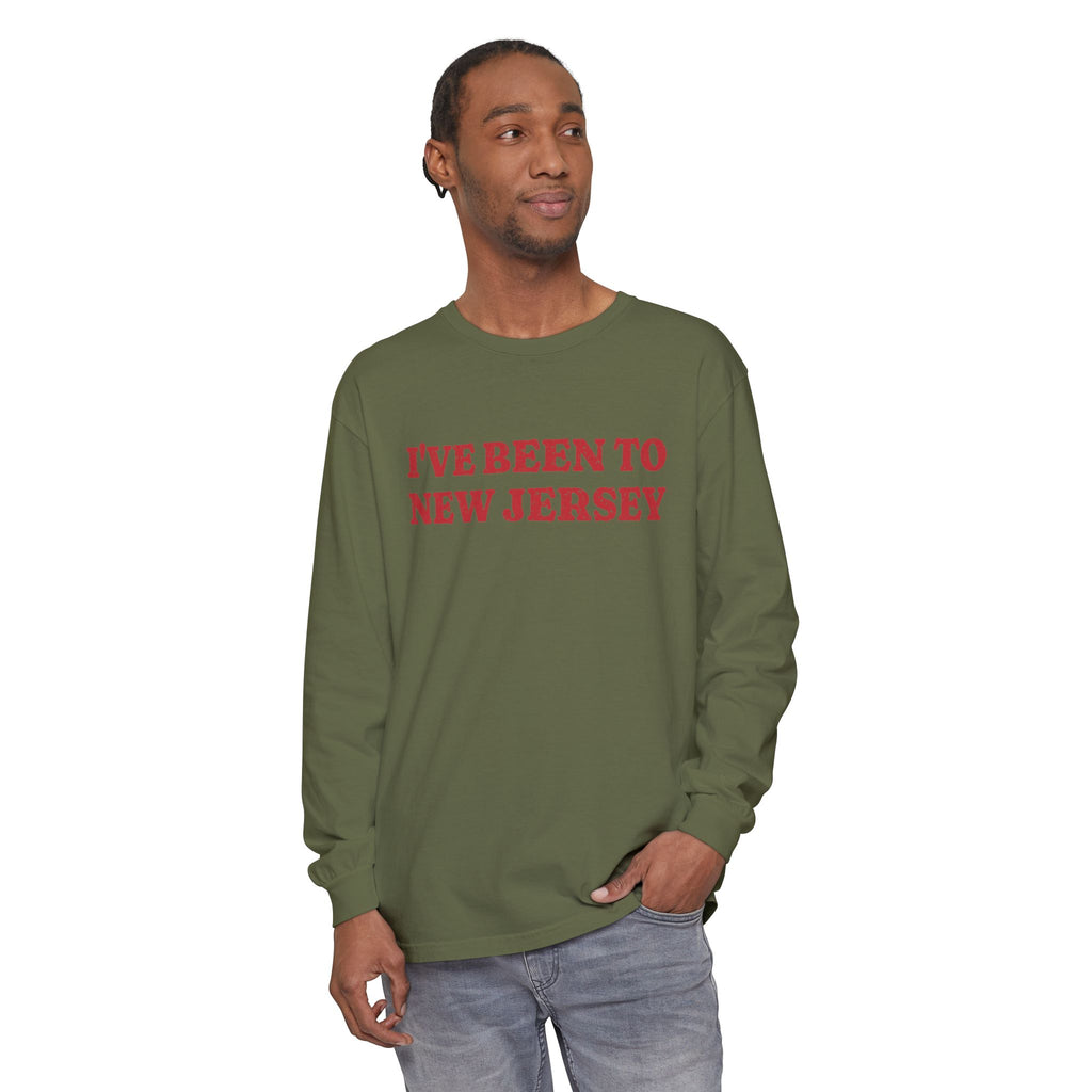 I've Been to New Jersey Vintage Travel Souvenir Long Sleeve Tee