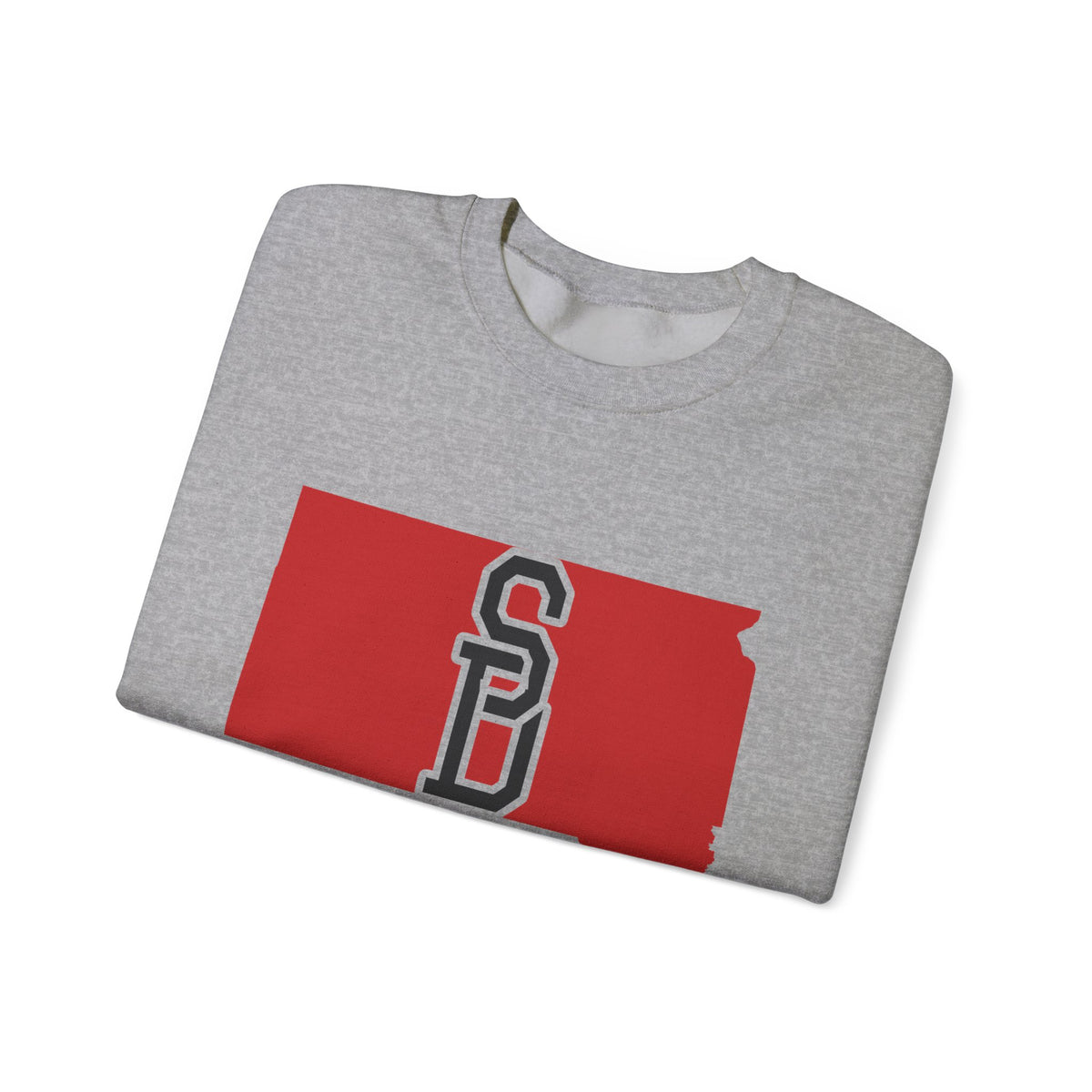 South Dakota Varsity Monogram Map Crewneck Sweatshirt